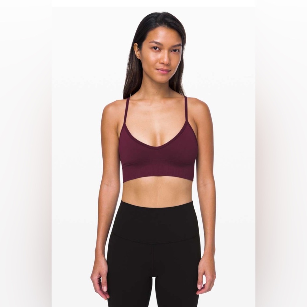 Lululemon Ebb To Street Bra II - Dark Adobe